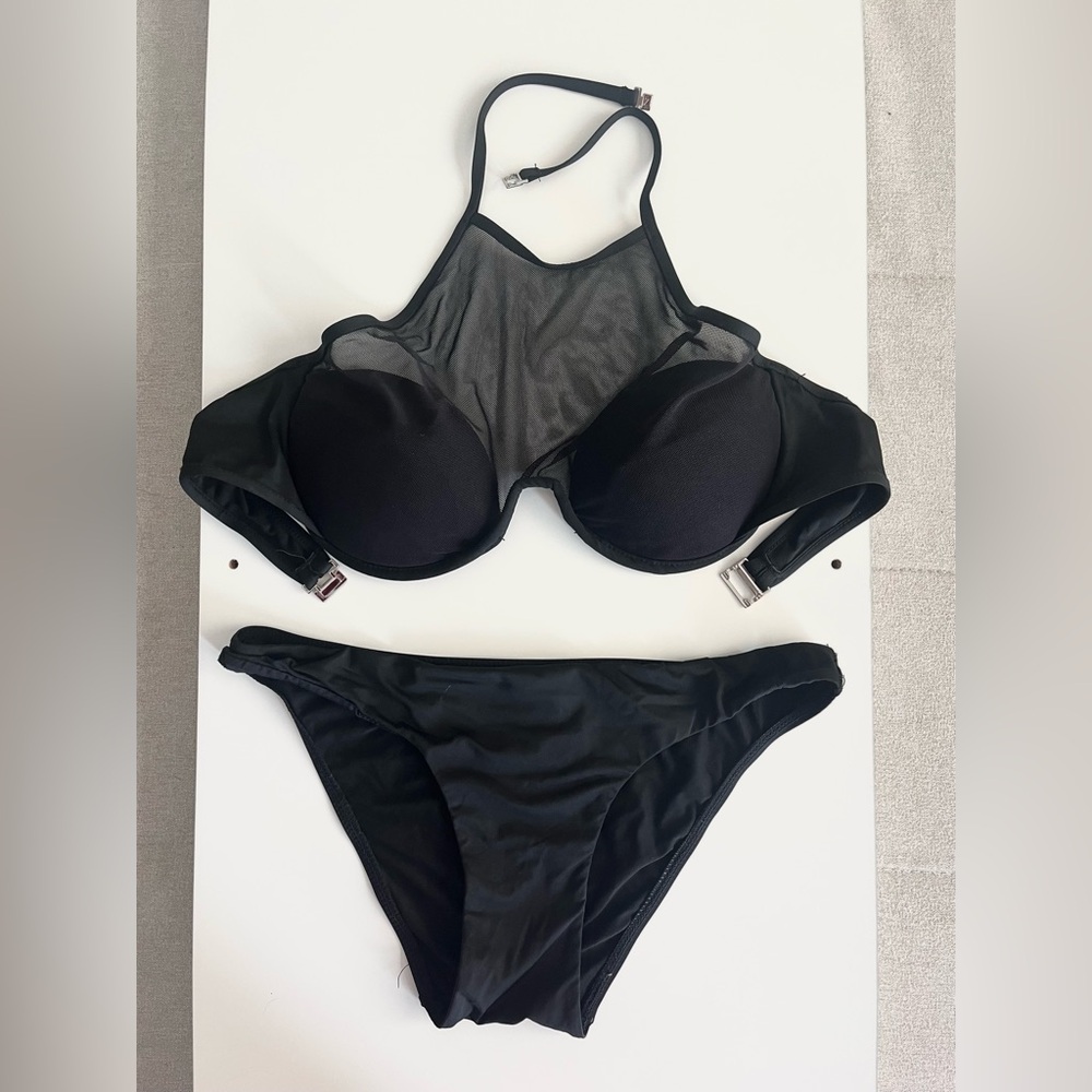 Zimmermann Black Classic Bikini Swimwear